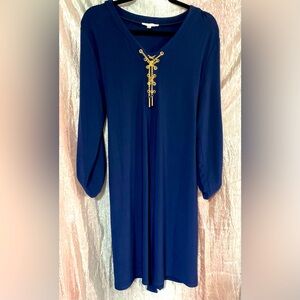 Spense ~ Long Sleeve Navy Dress Size 14